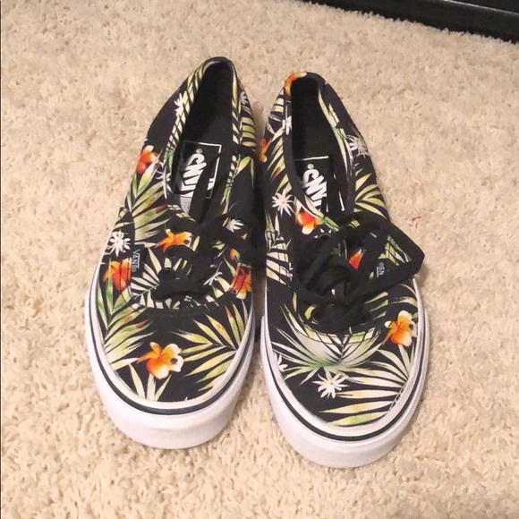 Vans Shoes - Tropical Floral Print Vans